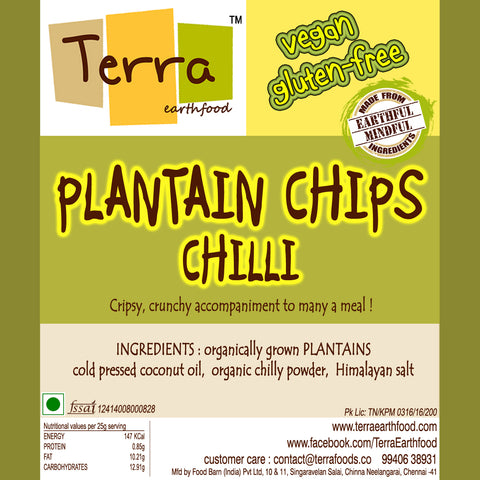 Terra-Plantain Chips Chilli