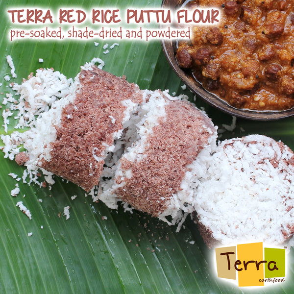 TerraRed Rice Puttu Flour Terra Earthfood