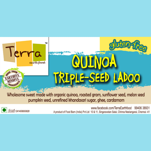 TerraQuinoa Triple Seed Ladoo Terra Earthfood