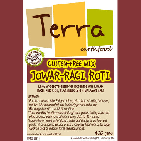 Terra-Jowar Ragi Roti Mix