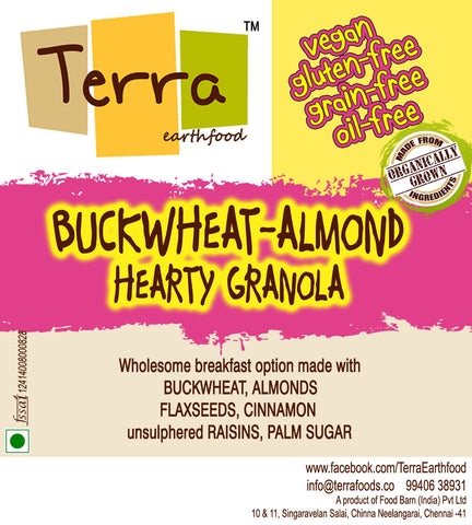Terra-Buckwheat Almond Granola