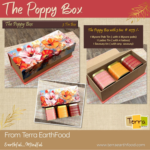 Terra-POPPY BOX (3 Tin Collection)