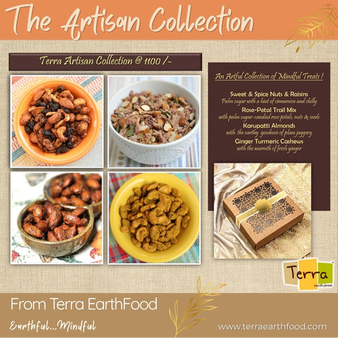 Terra-Artisan Collection of Nuts & Dry fruits