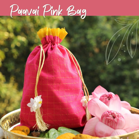 Terra-Paavai Pink Navarathiri Bag