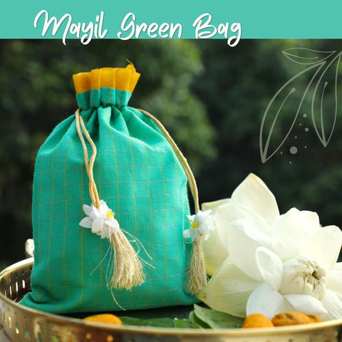 Terra-Mayil Green Navarathiri Bag