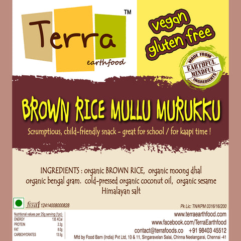 Terra-Brown Rice Mullu Murukku