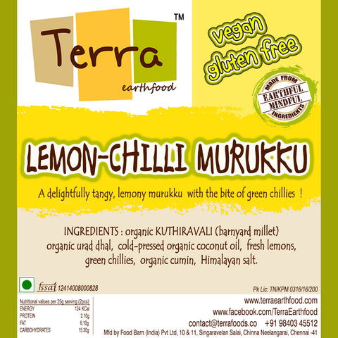 Terra-Lemon Chilli Murukku