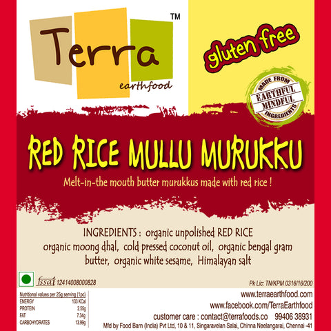 Terra-Red Rice Mullu Murukku