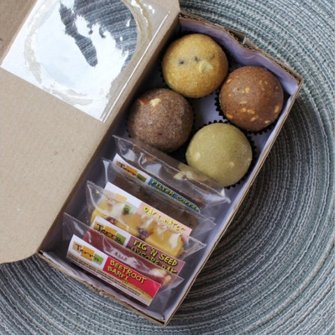 Terra-Sweet Box 8 (Four Ladoos & Mysore paks)