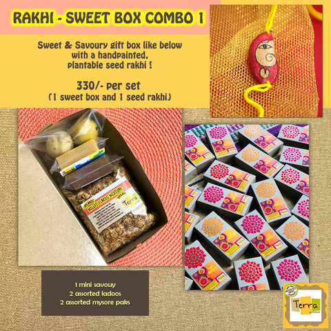 Terra- Rakhi Sweet Box Combo 1