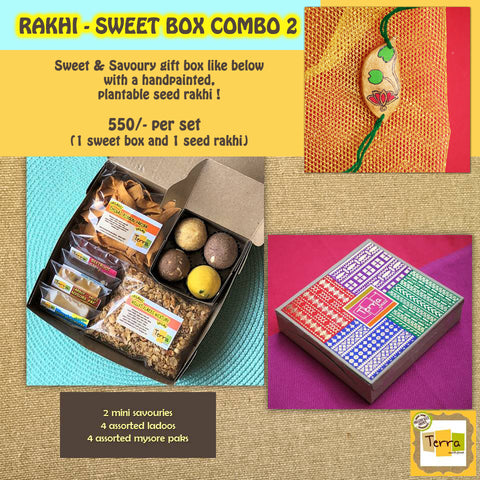 Terra-Rakhi Sweet Box Combo 2