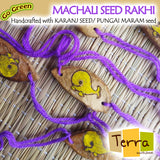 Terra-Machali Design Seed Rakhi