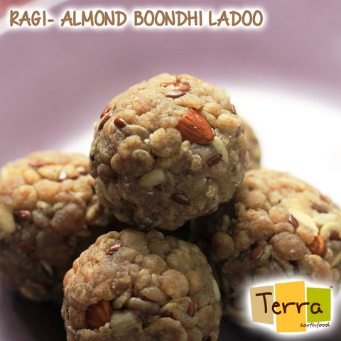 Terra-Ragi Boondhi Ladoo