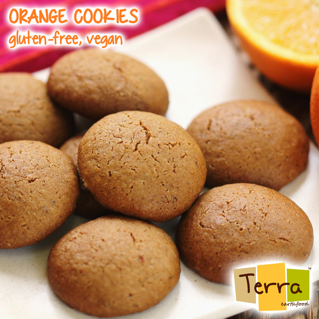 Terra-Orange Cookies (GF, Vegan)