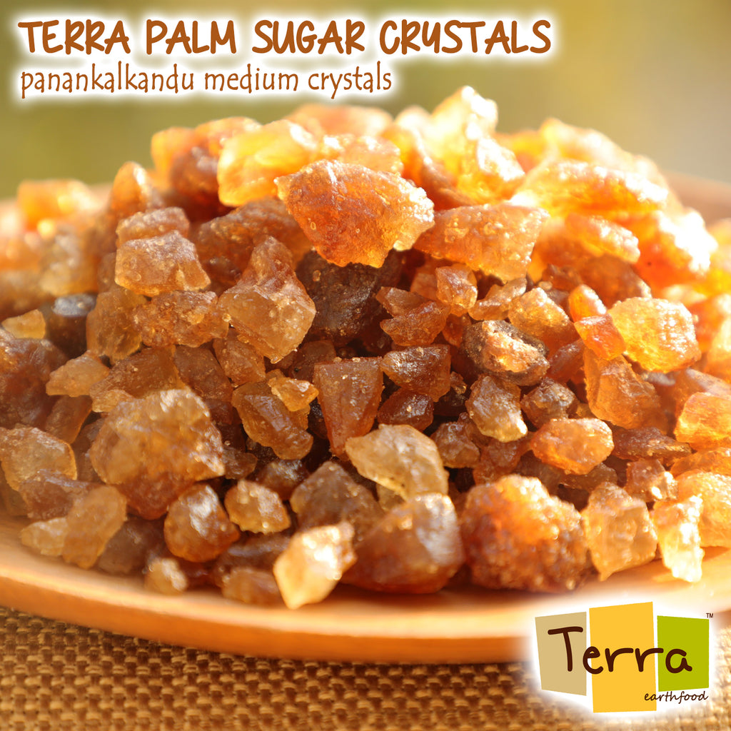 coconut palm sugar crystals Terra-Palm Sugar Crystal Bottle