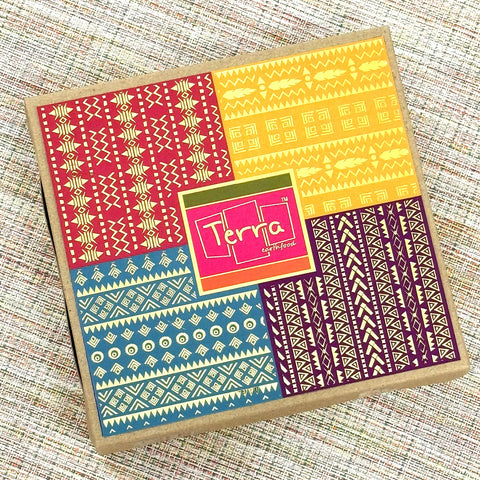 Terra-Sweet Box 9 (Eight ladoos & Mysore paks)