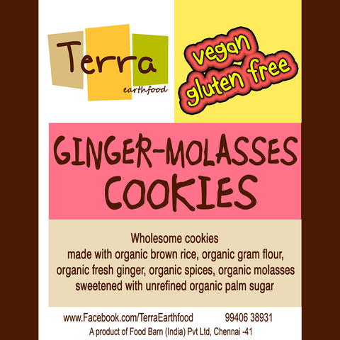 Terra-Ginger Cookies (GF, Vegan)