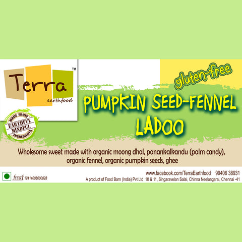 Terra-Fennel Pumpkin Seed Ladoo