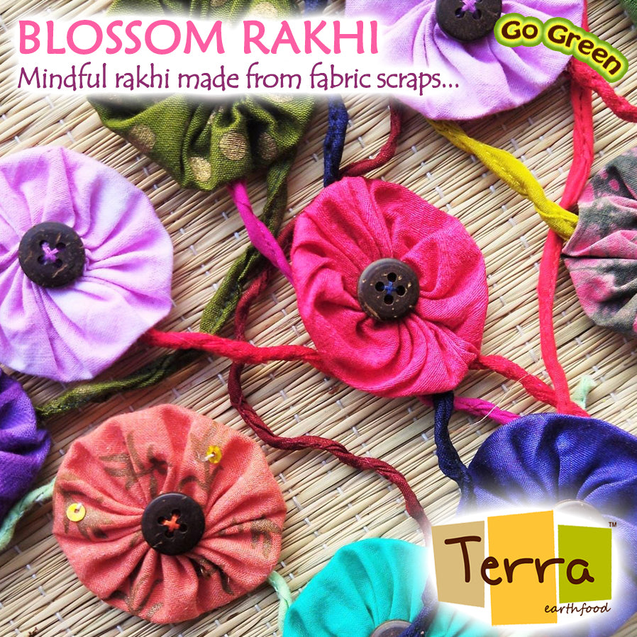 OhScrap-Blossom Fabric Rakhi