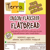 Terra-Onion Flax Flatbread (GF, Vegan)