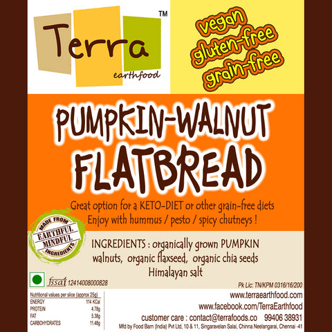 Terra-Pumpkin Flatbread (GF, Vegan)