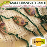 Terra-MADHUBANI Design Seed Rakhi